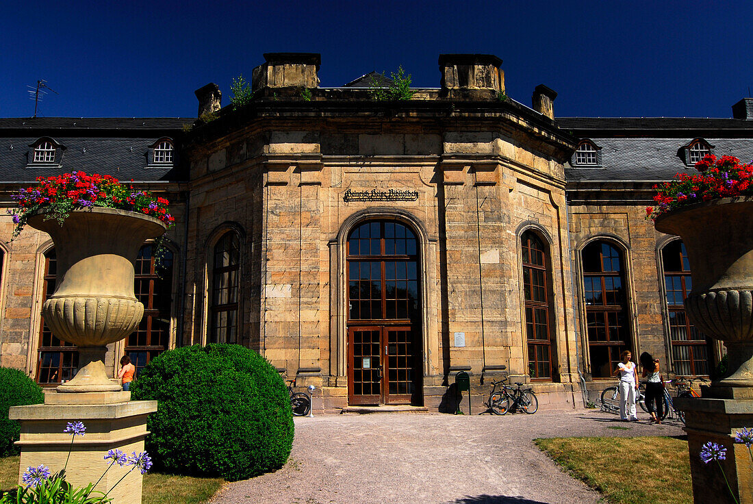 Castle Friedenstein with park, Gotha, Thuringia, Germany