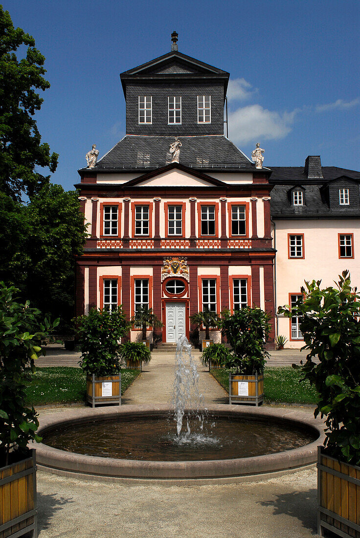 View of Castle Schwarzburg, Schwarzburg, Schwarzatal, Thuringia, Germany