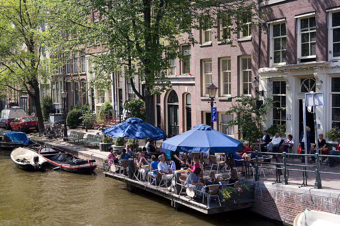 Café, Egelantiersgracht, Amsterdam, Niederlande