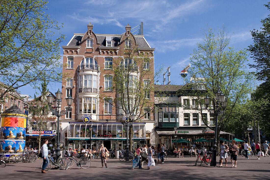 Café, Leidseplein, Amsterdam, Niederlande