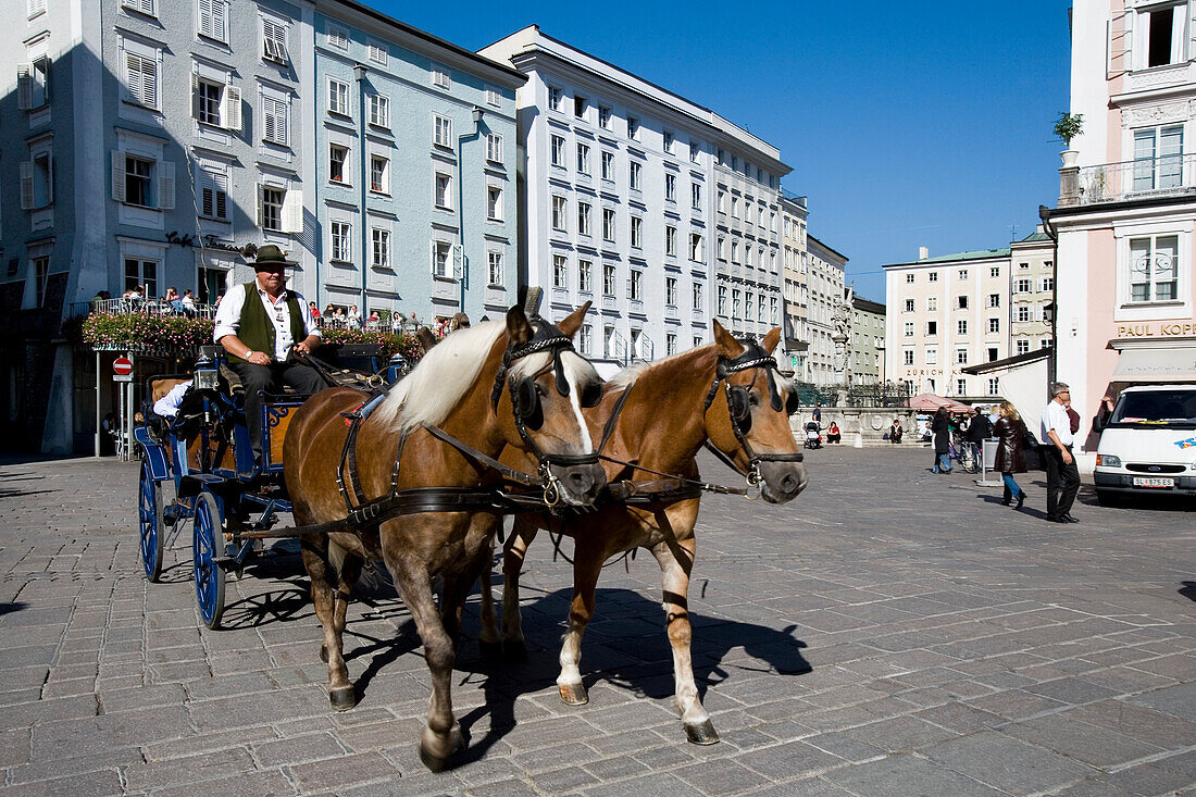 Fiaker, Old Market, Salzburg, Austria