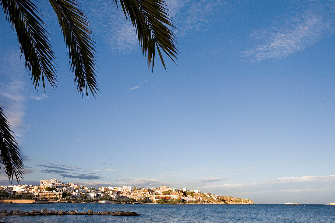 Ses Figueretes und Eivissa, Ibiza Stadt, Ibiza, Balearen, Spanien