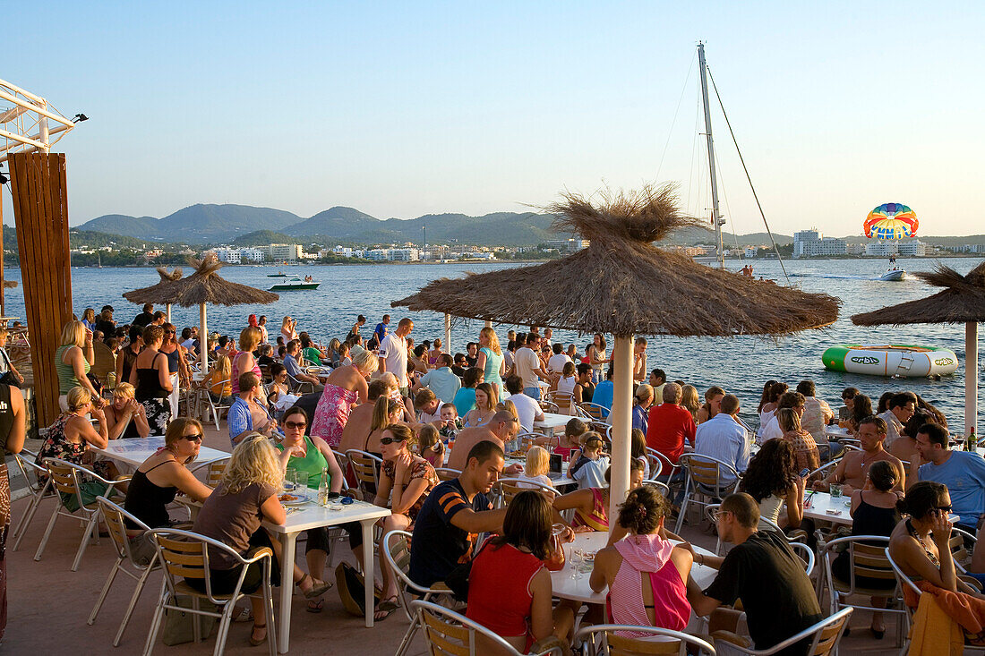 Café del Mar, Sant Antoni de Portmany, Ibiza, Balearen, Spanien