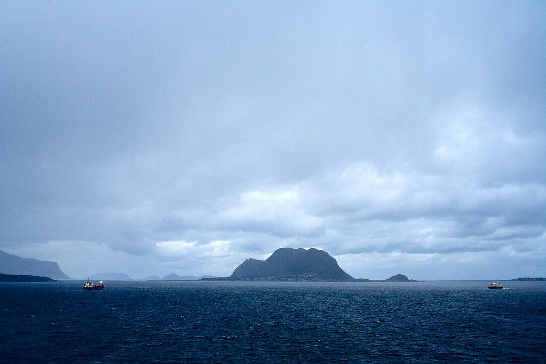 View from a Hurtigrute ship, North Norway, Norway