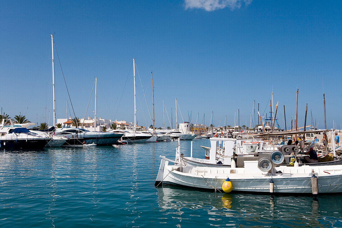 Hafen, La Savina, Formentera, Balearen, Spanien