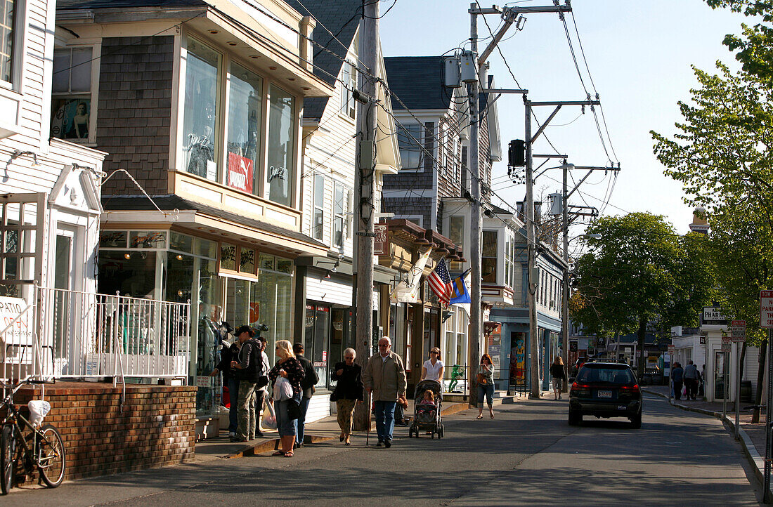 View of Provincetown, Cape Cod, Massachusetts, USA