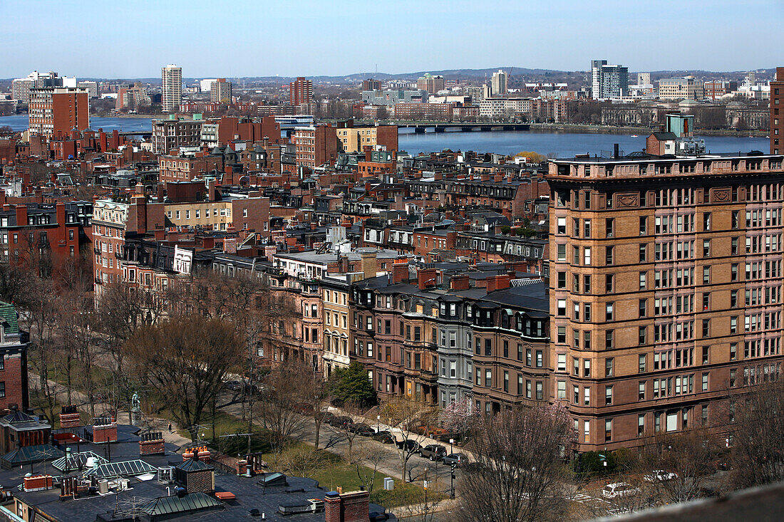 View of Back Bay, Boston, Massachusetts, USA
