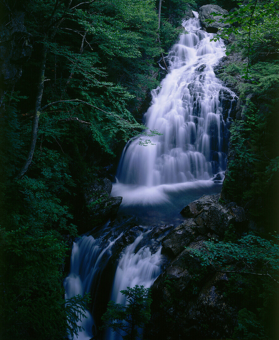 Crystal Cascade, White Mountains, New England, Vermont, USA, America