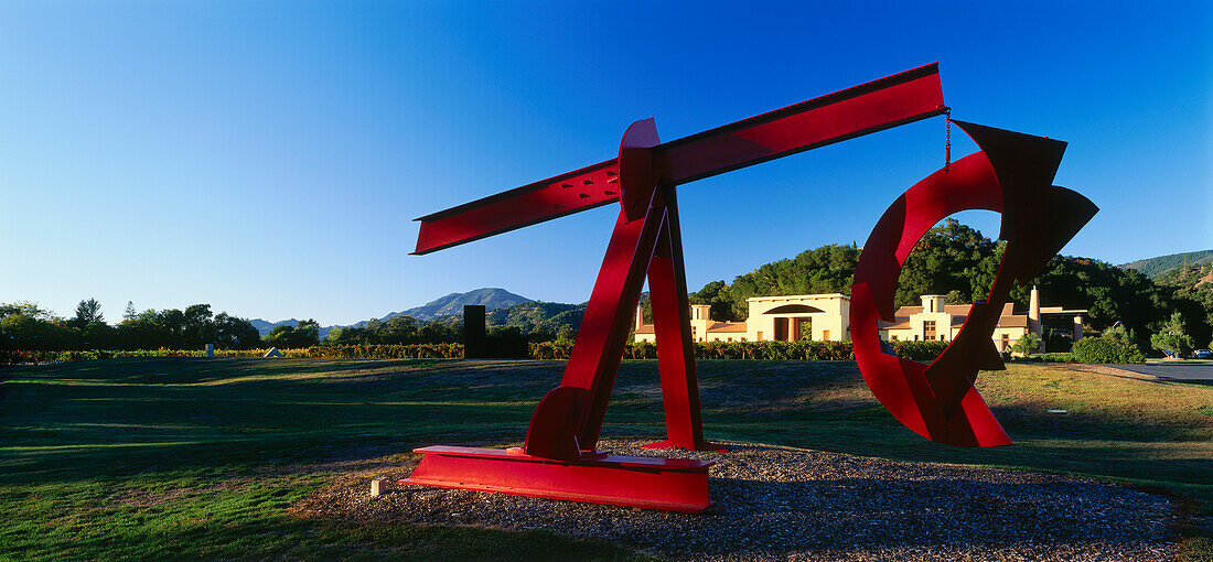 Clos Pegase winery, near Calistoga, Napa Valley, California, USA, America