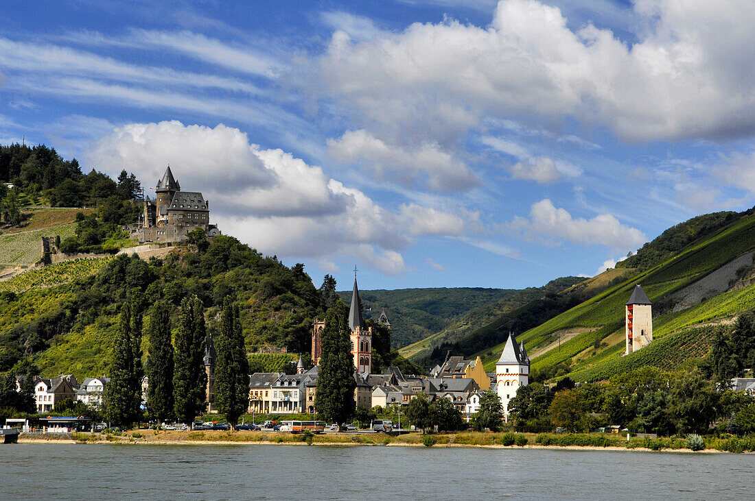 Burg Stahleck, Bacharach, Rhine, Rhineland Palatinate, Germany