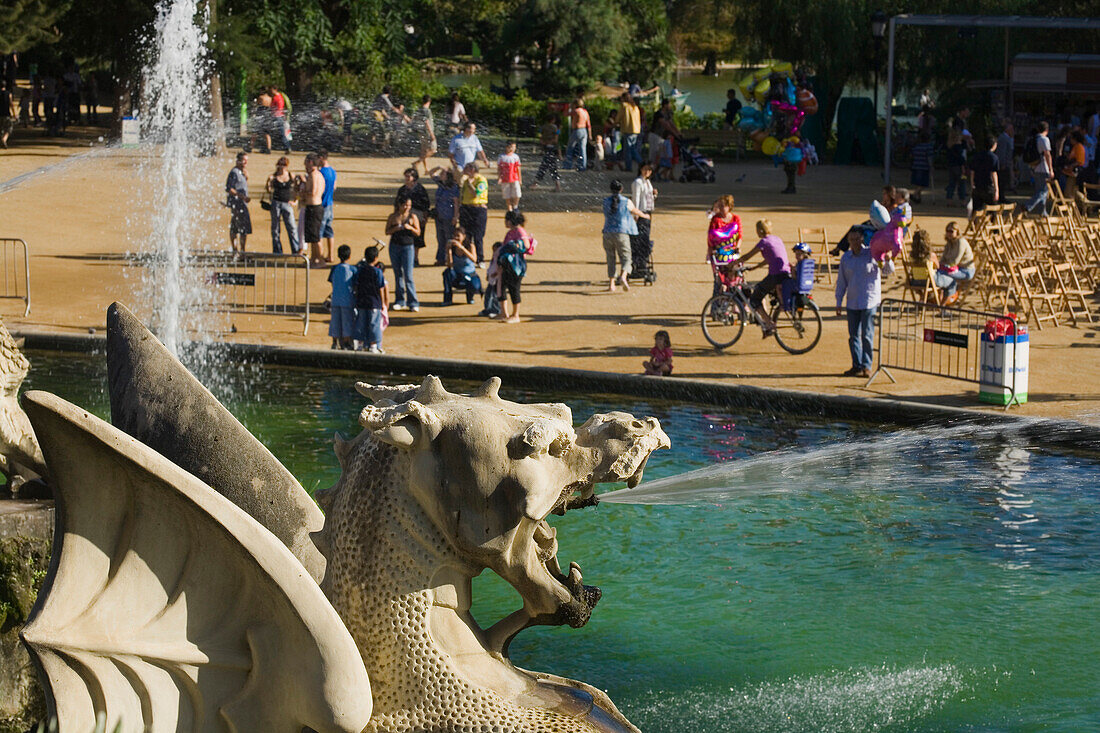 Cascada, Parc de la Ciutadella, world exhibition 1888, Barcelona, Spain