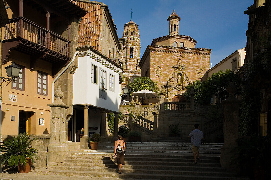 Poble Espanyol, Montjuic, Barcelona, Spain