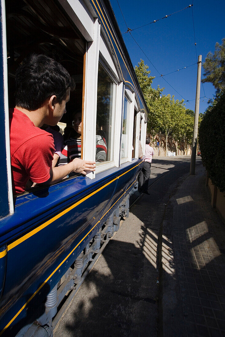 Tranvia Blau, tramway, Tibidabo, Barcelona, Spain