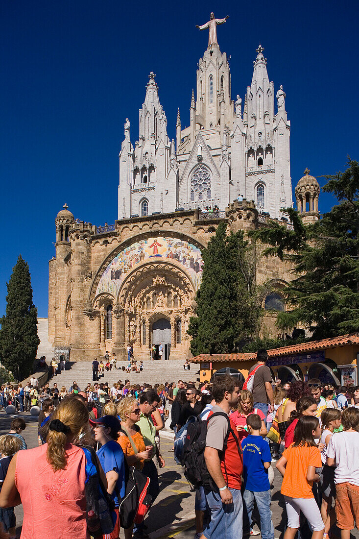 El Sagrat Cor, church, Tibidabo, Barcelona, Spanien