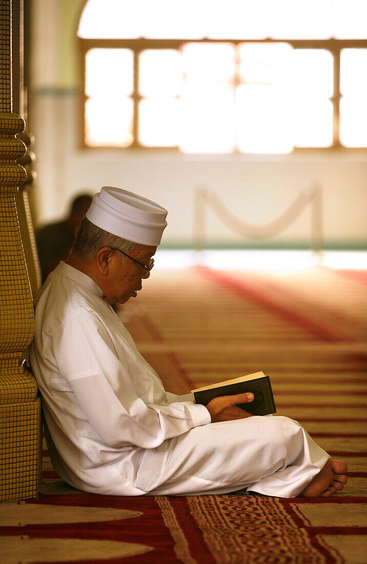 Gläubiger, Sultan Moschee, Kampong Glam, Singapur