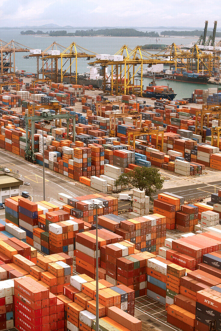 Der Hafen von Singapur, Singapur