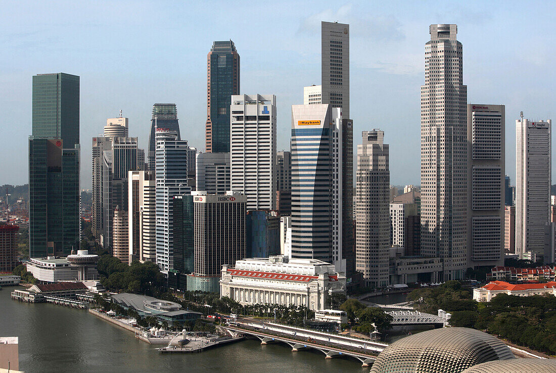 Stadtansicht, Central Business District (CBD), Singapur