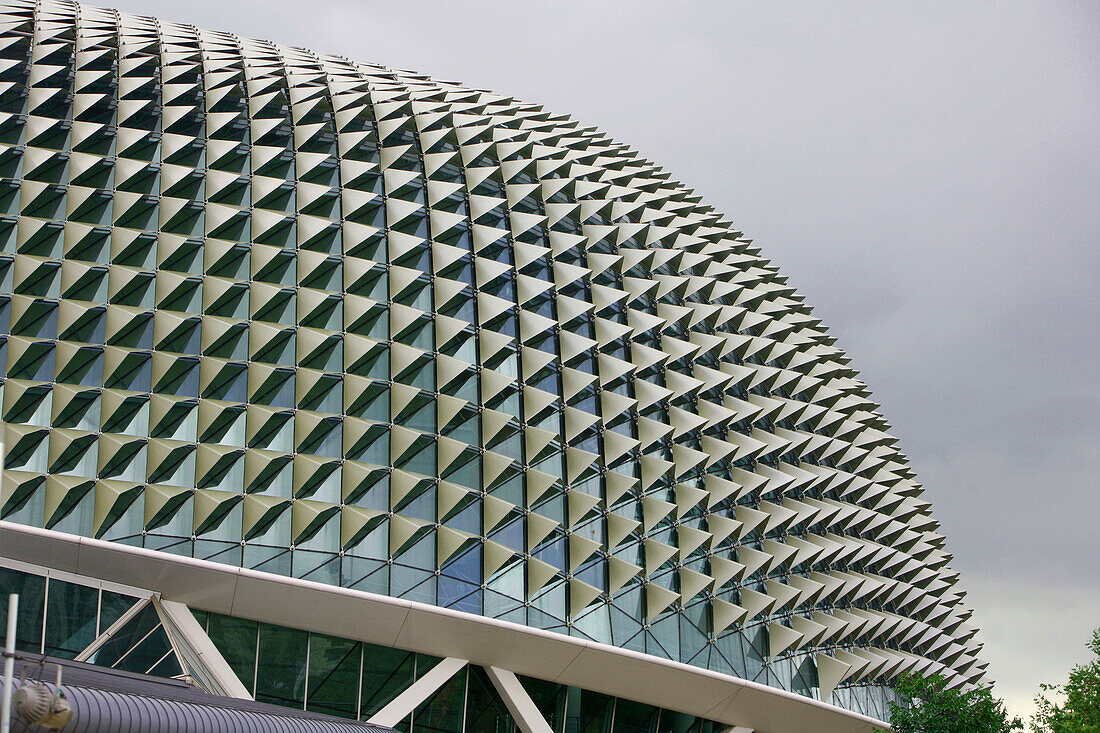 Dach vom Esplanade Theater, Marina Bay, Singapur