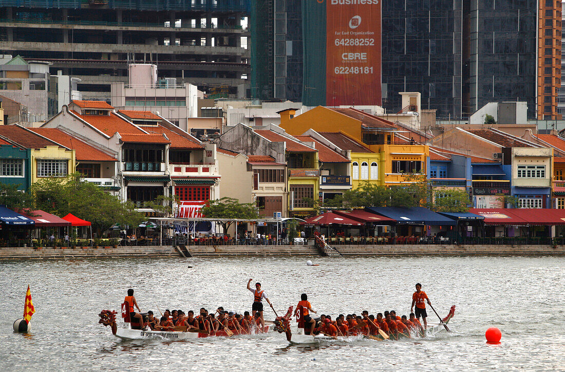 Ruderboot, Dragon Boat River Regatta, Singapur