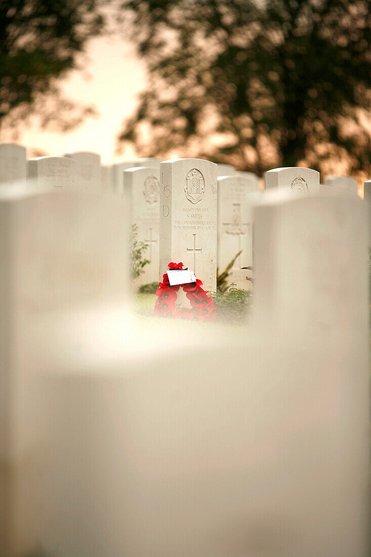 Kranji Militärfriedhof, Singapur