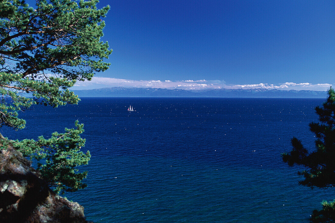 Lake Baikal, View towards the East coast, Siberia, Russia