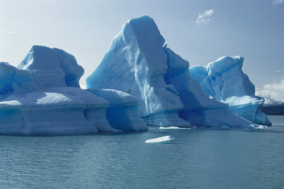 Eisberge, Lago Argentino, Patagonien, Argentinien