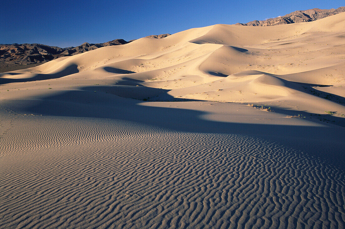 Eureka Sand Dünen, Death Valley National Park, Kalifornien, USA