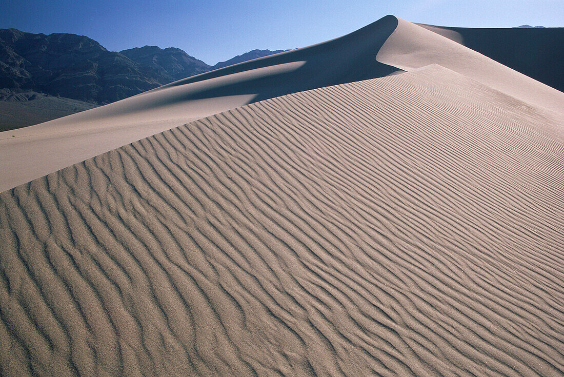 Eureka Sand Dünen, Death Valley National Park, Kalifornien, USA
