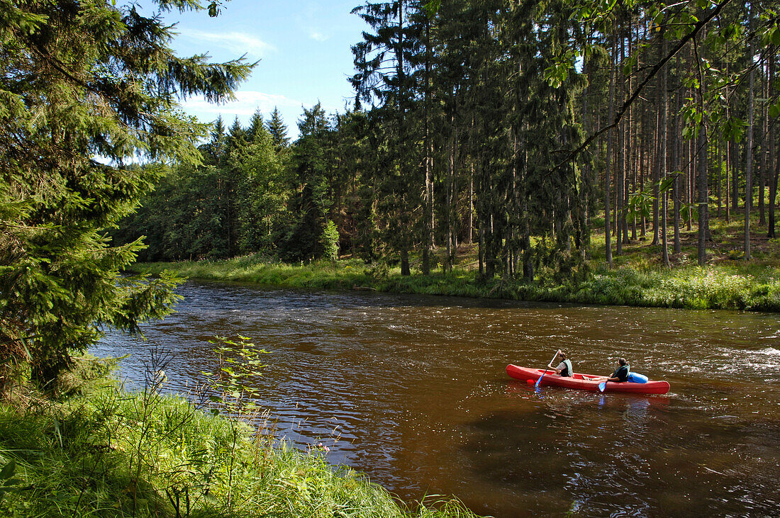 Vltava River south of Krumlov, Czech Republic