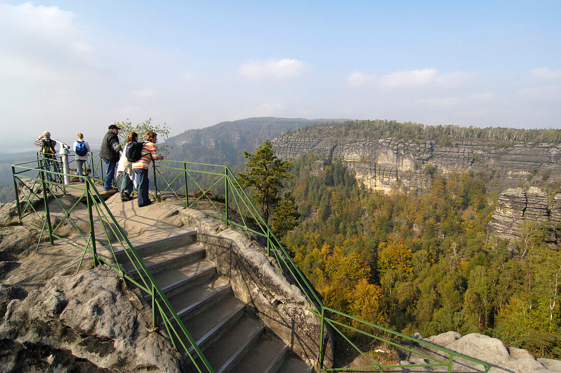 Sandsteingebirge Nähe Pravicicka Brana, Böhmische Schweiz, Tschechien