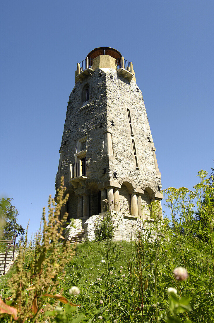 Turm in Cheb am Fluss Eger, Tschechien