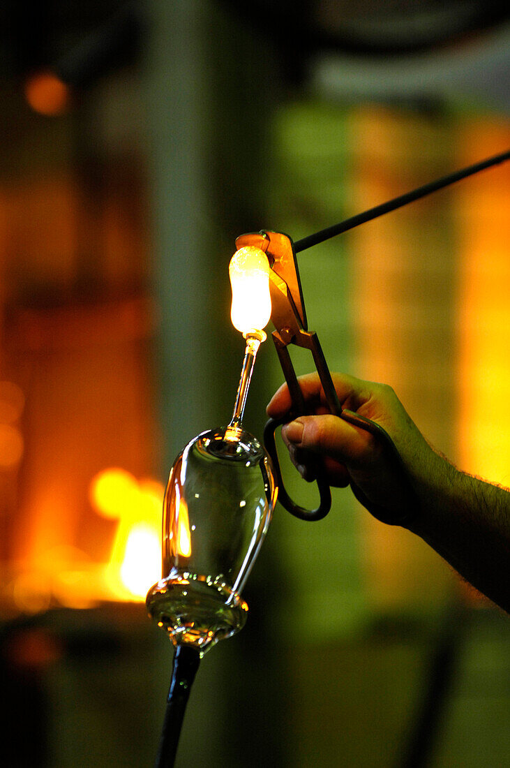 Glassblowing, Harrachov, Giant Mountains, Czech Republic