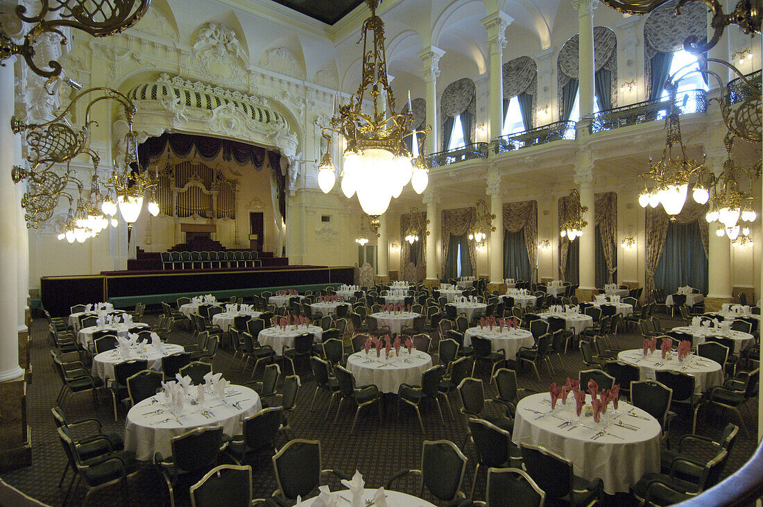 Festsaal, Grandhotel Pupp, Karlsbad, Tschechien