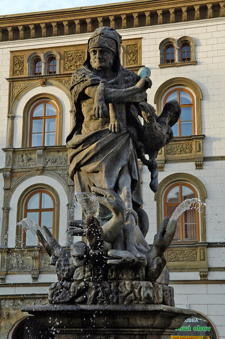 Herculesfountain, Olomouc, Olmütz, Czech Republic