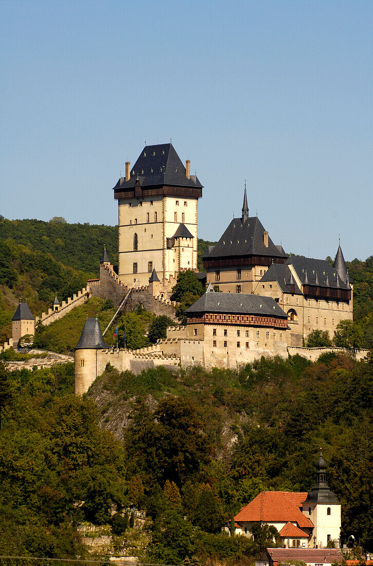 Castle Karlstein in Czech Republica