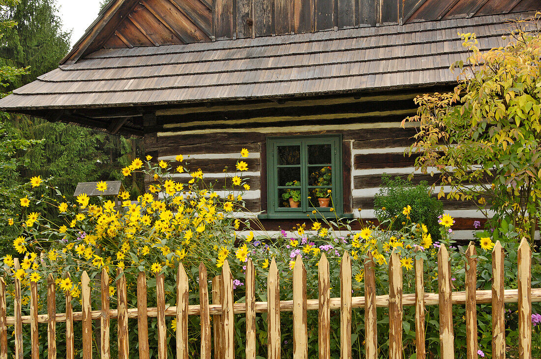 Historical Farmhouse in Skanzen Vysocina Vesely Kopec, Czech Republic