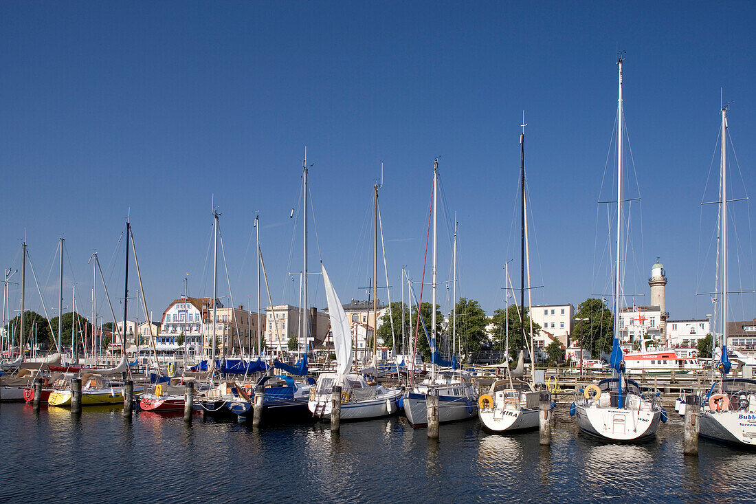 Am Strom, Rostock-Warnemünde, Ostsee, Mecklenburg-Vorpommern, Deutschland