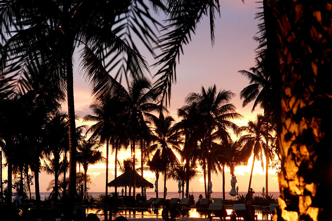 Hotel Resort in Khao Lak, sunset, Kao Lak, Thailand, Asia