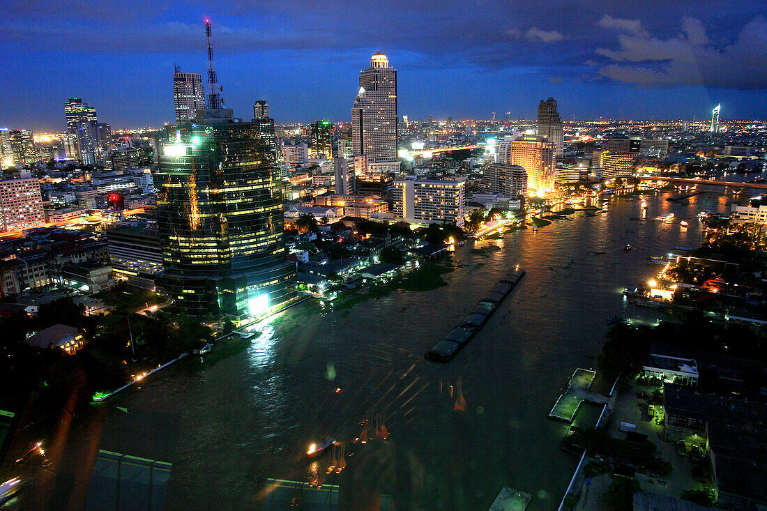 Die Skyline von Bangkok, Thailand, Asien