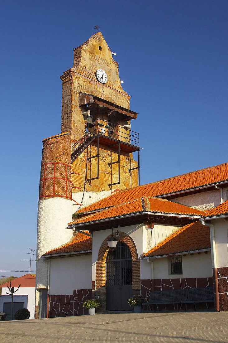 Santiago Kirche, Iglesia de Santiago, Villadangos del Páramo, Kastilien-Leon, Spanien