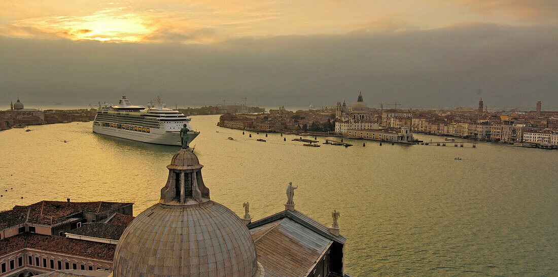 View from San Giorgio to Venice, Veneto, Italy