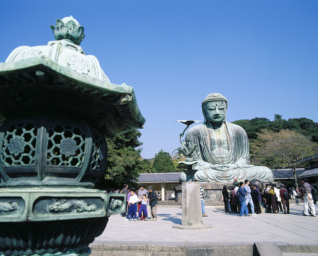 The Daibutsu (bronze Great Buddha). Kamakura. Japan