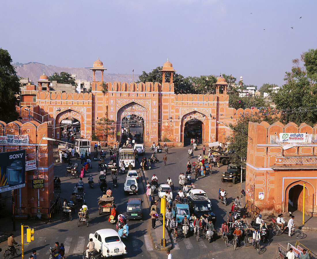 Ajmeri Gate. Jaipur. Rajasthan. India