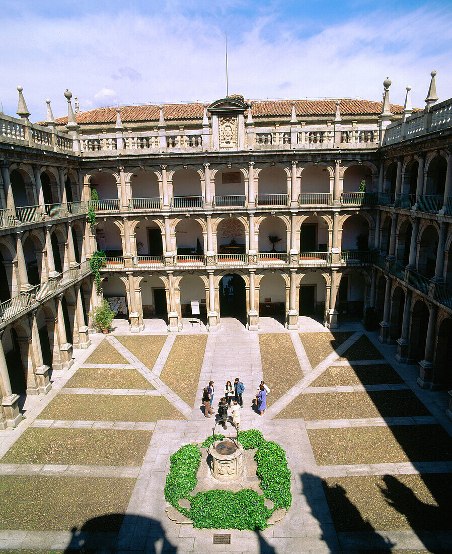 Patio Mayor. Colegio de San Ildefonso (Old University). Alcalá de Henares. Madrid province. Spain