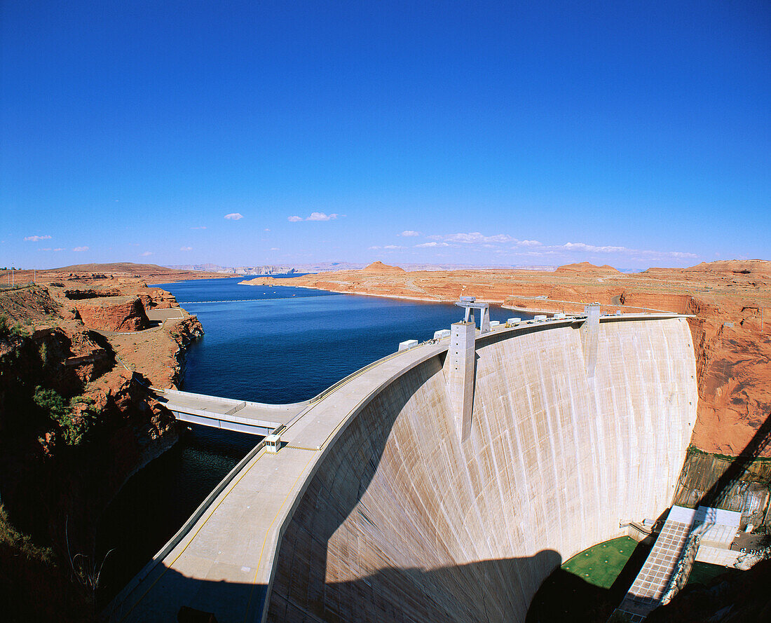 Glen Canyon dam. Utah. USA.