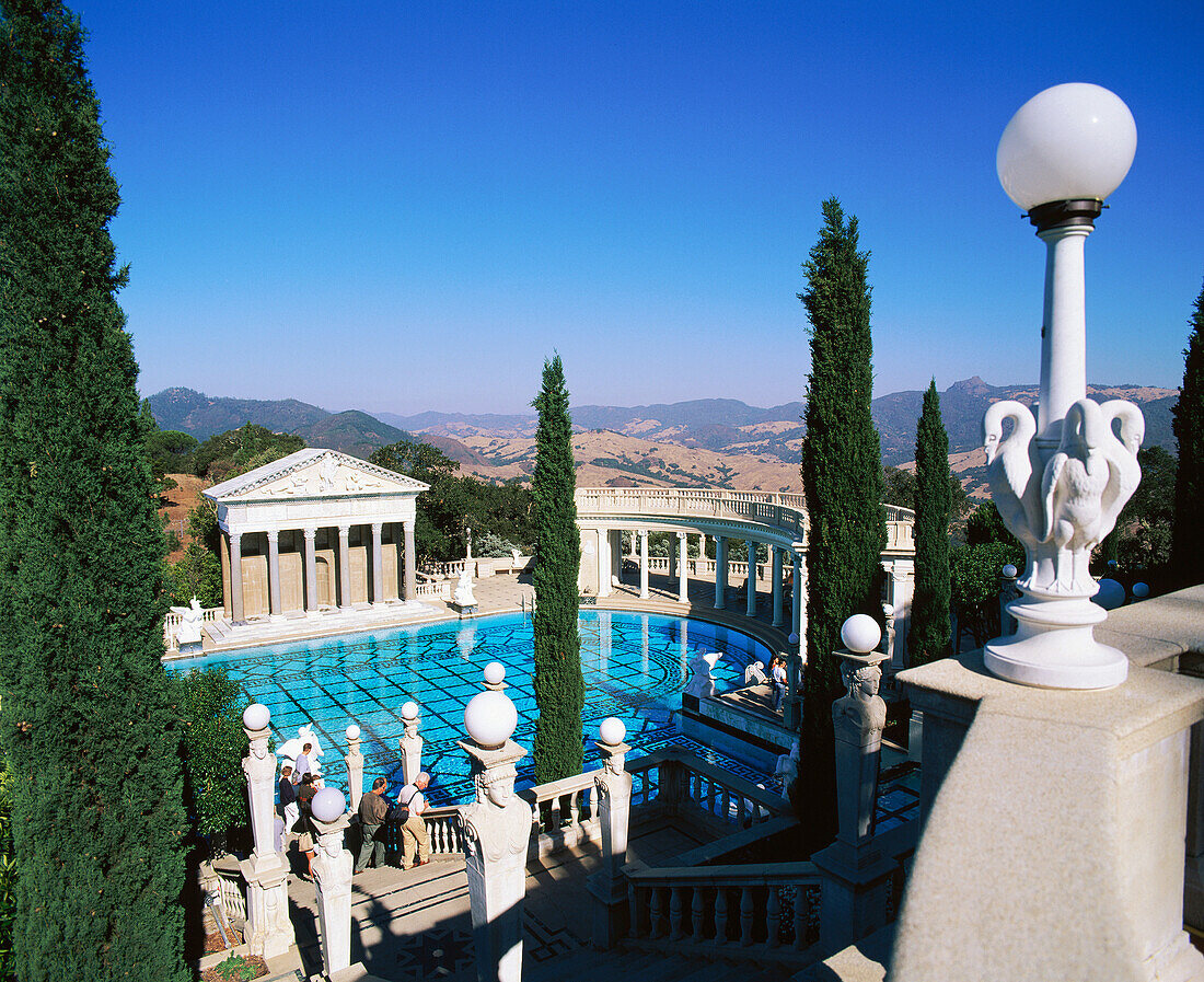 Neptune pool. Hearst Castle. California. USA.