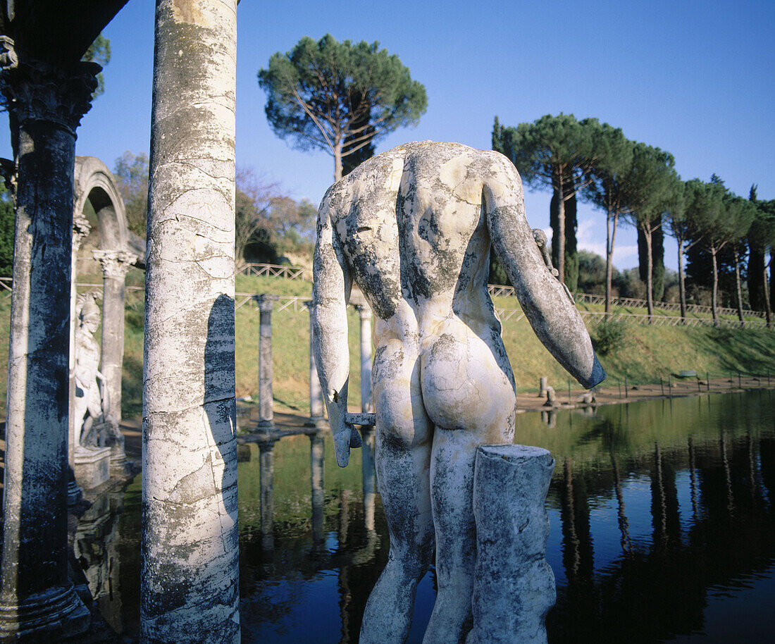 Canopus Fountain. Villa Adriana (2nd Century). Tivoli. Italy
