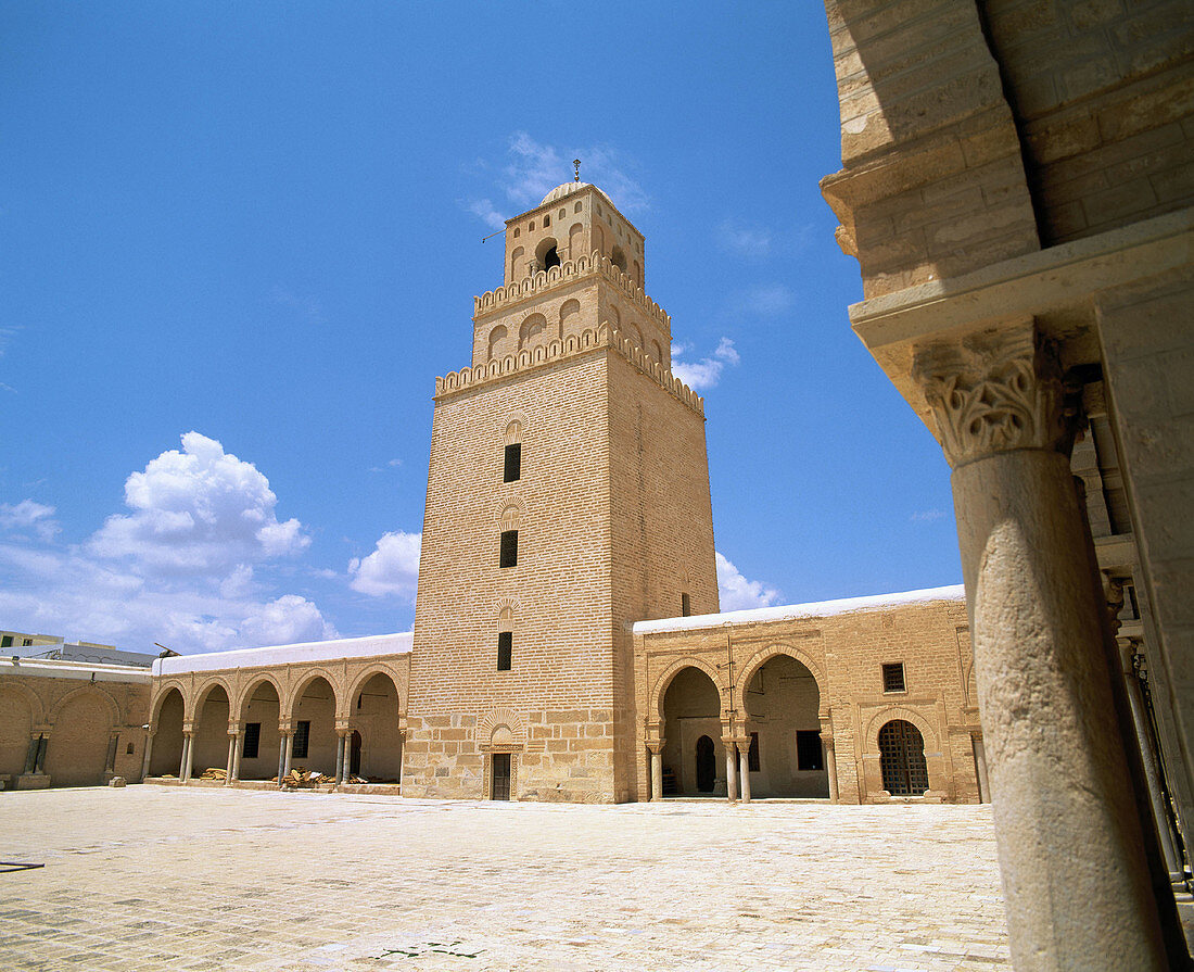 The Great Mosque. Kairouan. Tunisia