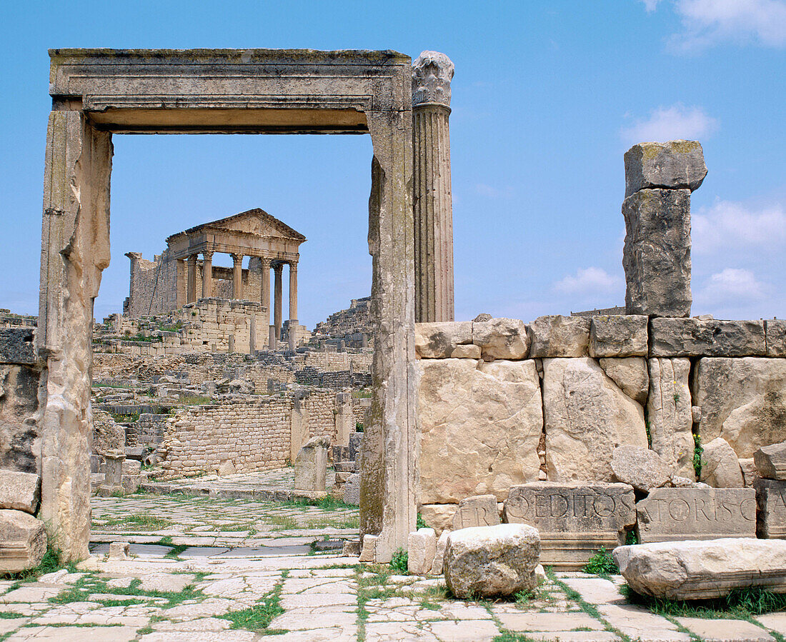 Roman ruins. Dougga. Tunisia