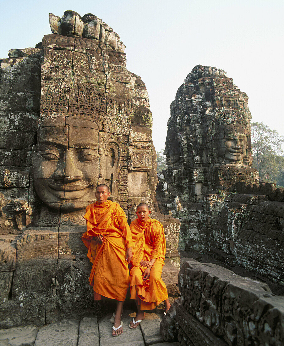 Temple of Bayon, complex of Angkor Thom. Angkor. Cambodia